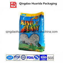 Bolsa de embalaje de alimentación animal con fuelle lateral / bolsa de arena para gatos